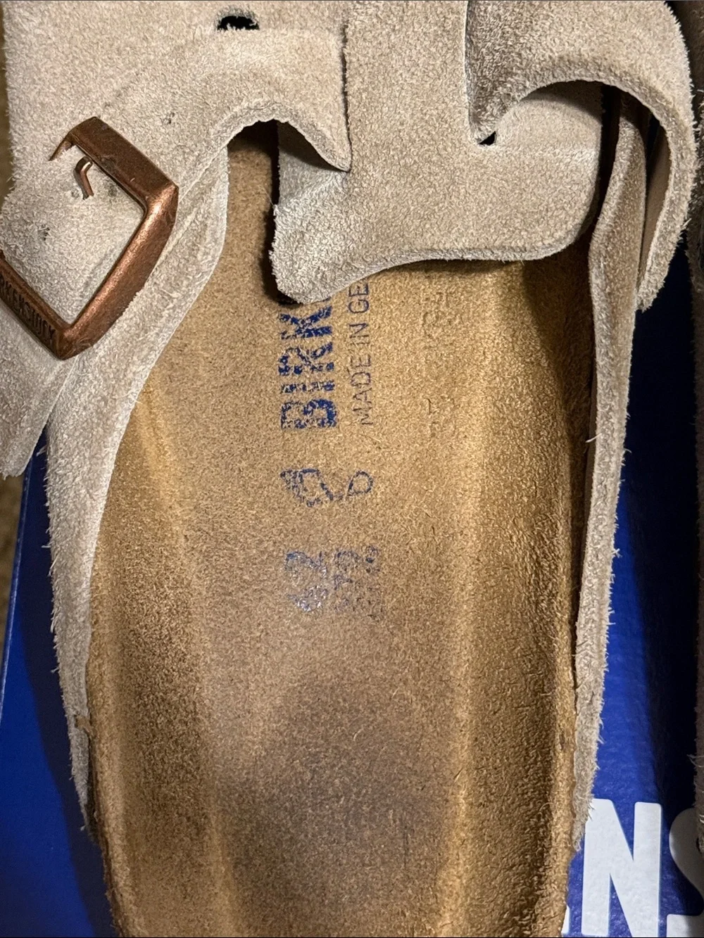 Birkenstock Men's Slip-On Suede Clog in Taupe